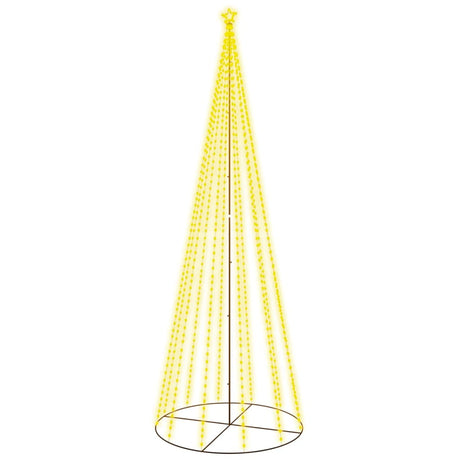 Vidaxl KegelKERSTBOOM 732 LEDs warmes Weiß 160 x 500 cm
