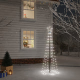 Vidaxl Christmas tree with ground pin 108 LEDs Cold White 180 cm