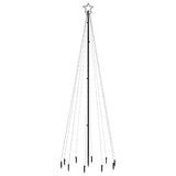 VIDAXL Weihnachtsbaum mit Bodenstift 310 LEDs warm weiß 300 cm