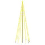 VIDAXL Weihnachtsbaum mit Erdungsstift 732 LEDs warm weiß 500 cm