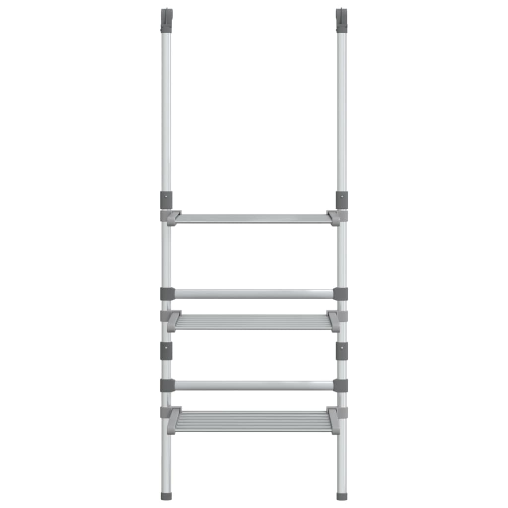 VidaXL Wäscheständer 3-lagiges hängendes Aluminium