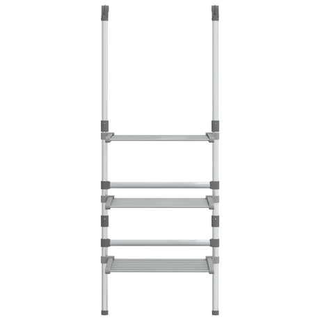 VidaXL Wäscheständer 3-lagiges hängendes Aluminium