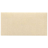 Paneles de pared Vidaxl 12 PCS 0.54 m² 30x15 cm de crema de tela