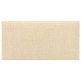 VIDAXL -Wandplatten 12 Stk 0,54 m² 30 x 15 cm Stoffcreme -gelöscht