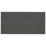 Pannelli a parete Vidaxl 12 pezzi 0,54 m² 30x15 cm tessuto grigio scuro