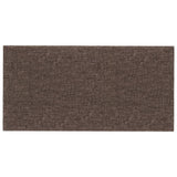 Vidaxl veggpaneler 12 stk 0,54 m² 30x15 cm stoff taupe