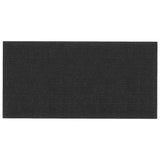 Panneaux muraux vidaxl 12 pcs 0,54 m² 30x15 cm tissu noir