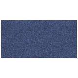 VIDAXL -Wandplatten 12 Stk 0,54 m² 30 x 15 cm Stoff blau