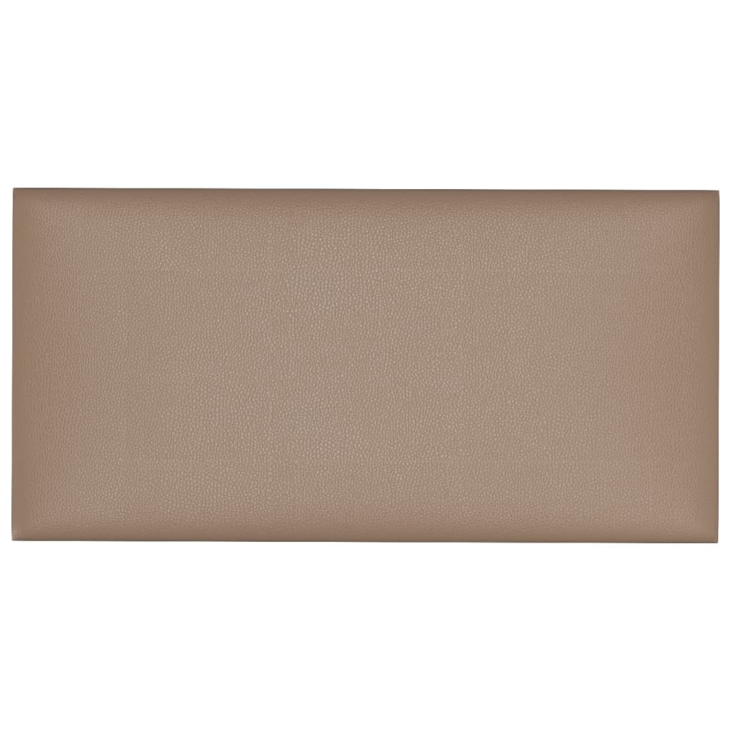 Vidaxl vægpaneler 12 stk 0,54 m² 30x15 cm Art Leather Cappuccinocolid