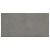 Pannelli a parete Vidaxl 12 pezzi 0,54 m² 30x15 cm Grigio chiaro di velluto