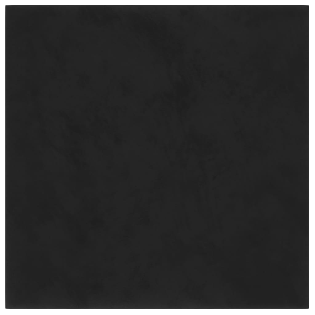 Vidaxl Wall panels 12 st 1.08 m² 30x30 cm velvet black