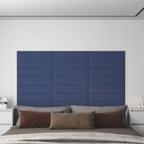 Vidaxl Wall panels 12 st 1.08 m² 60x15 cm fabric blue