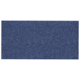 Vidaxl -Wandplatten 12 ST 2,16 m² 60 x 30 cm Stoff blau