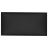 Vidaxl Wall panels 12 st 2.16 m² 60x30 cm artificial leather black