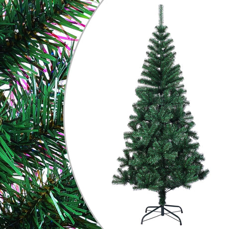 Vidaxl Kunstkerstboom mit schillernden Enden 120 cm PVC Green