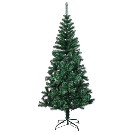 Vidaxl Kunstkerstboom mit schillernden Enden 120 cm PVC Green