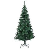Vidaxl Kunstkerstboom mit schillernden Enden 150 cm PVC Grün