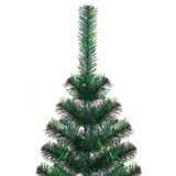 Vidaxl Kunstkerstboom con extremos iridiscentes de 210 cm PVC Green