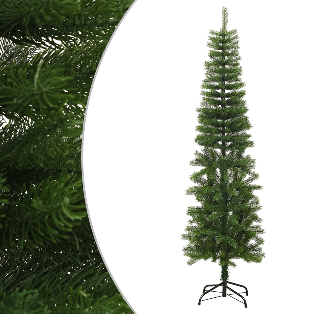 Vidaxl Kunstkerstboom s standardnimi ozkimi 180 cm PE