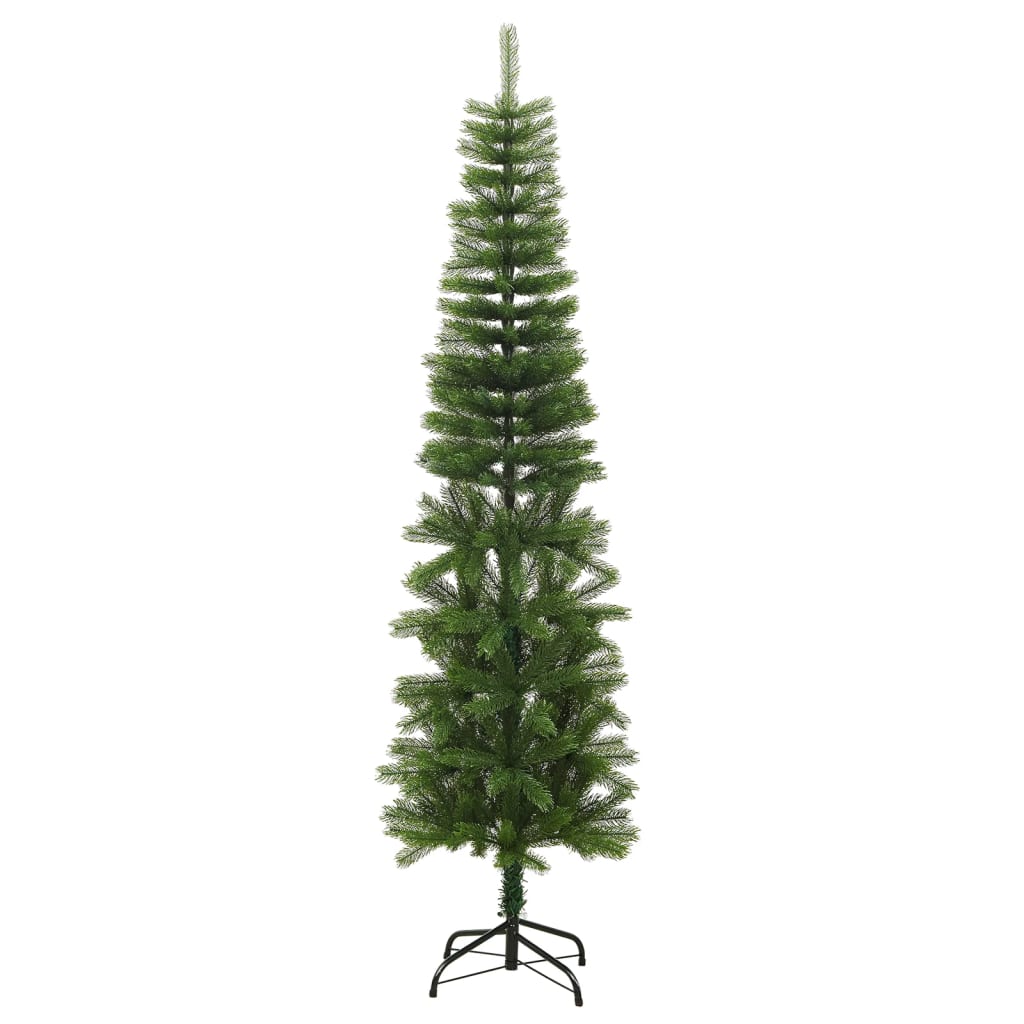 Vidaxl Kunstkerstboom mit Standard -Schmalz 210 cm PE