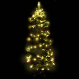 Vidaxl Kunstkerstboom mit Beleuchtung und Standard 150 cm PVC Green