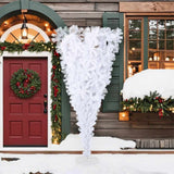 Vidaxl kunstkerstboom mit Standard -Reverse 210 cm Weiß