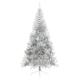 Vidaxl Kunstkerstboom Half with standard 210 cm PET silver colored