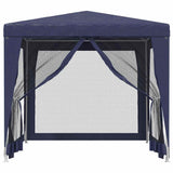 VidaXL Partyzelt mit 4 Mesh-Seitenwänden 2,5x2,5 m HDPE blau