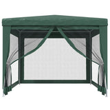 Vidaxl -Partyzelt mit 4 -Mesh -Seitenwänden 3x4 M HDPE Green