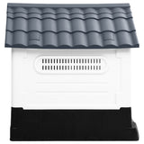 Vidaxl dog loft 57x68x66 cm Polypropene gray