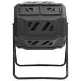 Vidaxl -Kompost -Bin 160 L 73x64x95 Schwarz