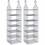 Vidaxl Hängeschrank-Organizer 2 Stück mit 7 Regalen
