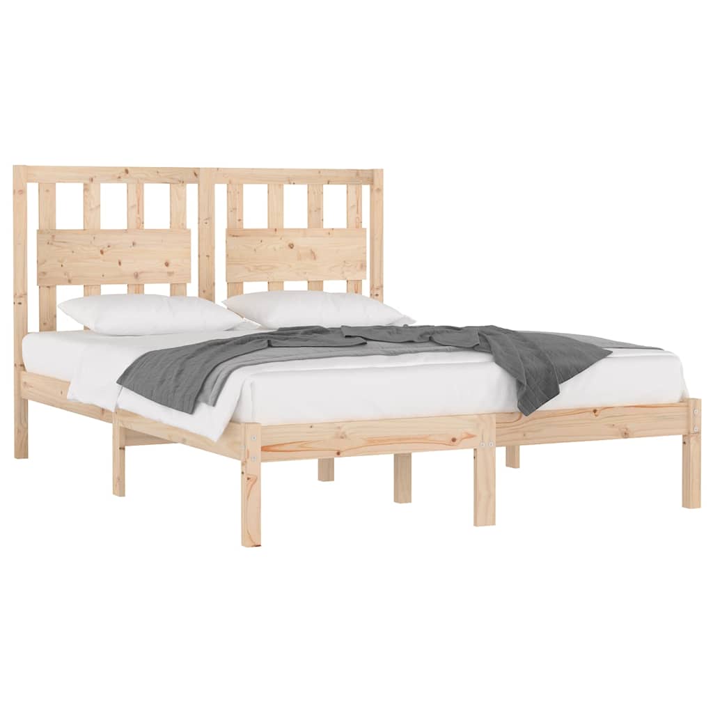 Vidaxl bedframe massief grenenhout 120x190 cm