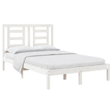 Vidaxl bedframe zonder matras massief grenenhout wit 120x200 cm