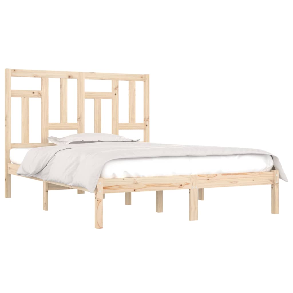 Vidaxl bedframe zonder matras massief grenenhout 140x200 cm