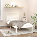 Vidaxl bedframe massief hout wit 90x200 cm
