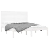 Vidaxl bedframe massief hout wit 120x200 cm