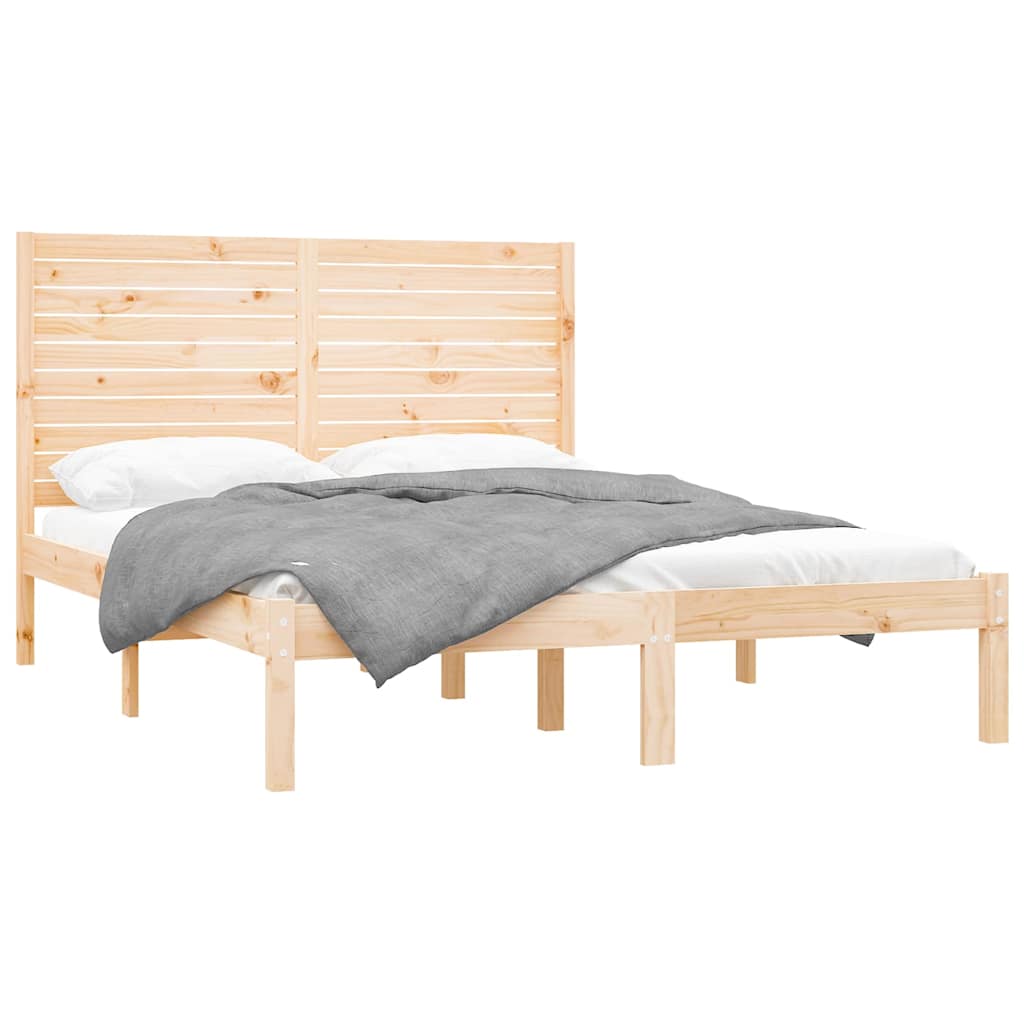 Vidaxl bedframe massief hout 160x200 cm