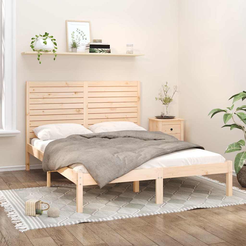 Vidaxl bedframe massief hout 160x200 cm