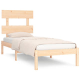 Vidaxl bedframe massief hout 90x200 cm