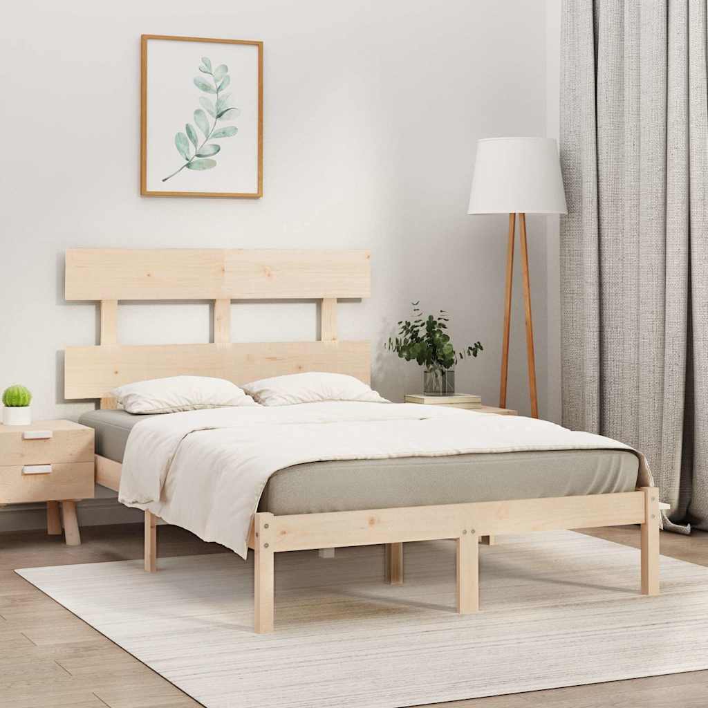 Vidaxl bedframe massief hout 150x200 cm