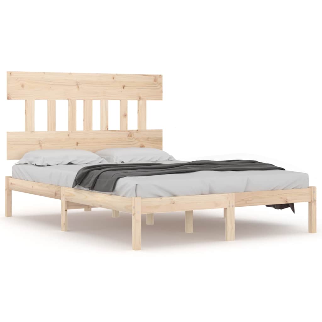Vidaxl bedframe massief hout 120x190 cm