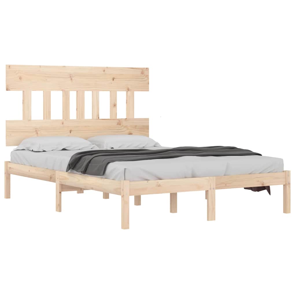 Vidaxl bedframe massief hout 140x200 cm