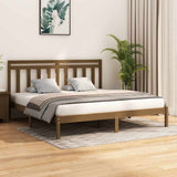 Vidaxl bedframe massief hout honingbruin 200x200 cm