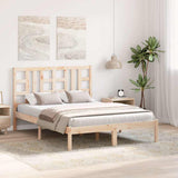 Vidaxl bedframe massief hout 135x190 cm