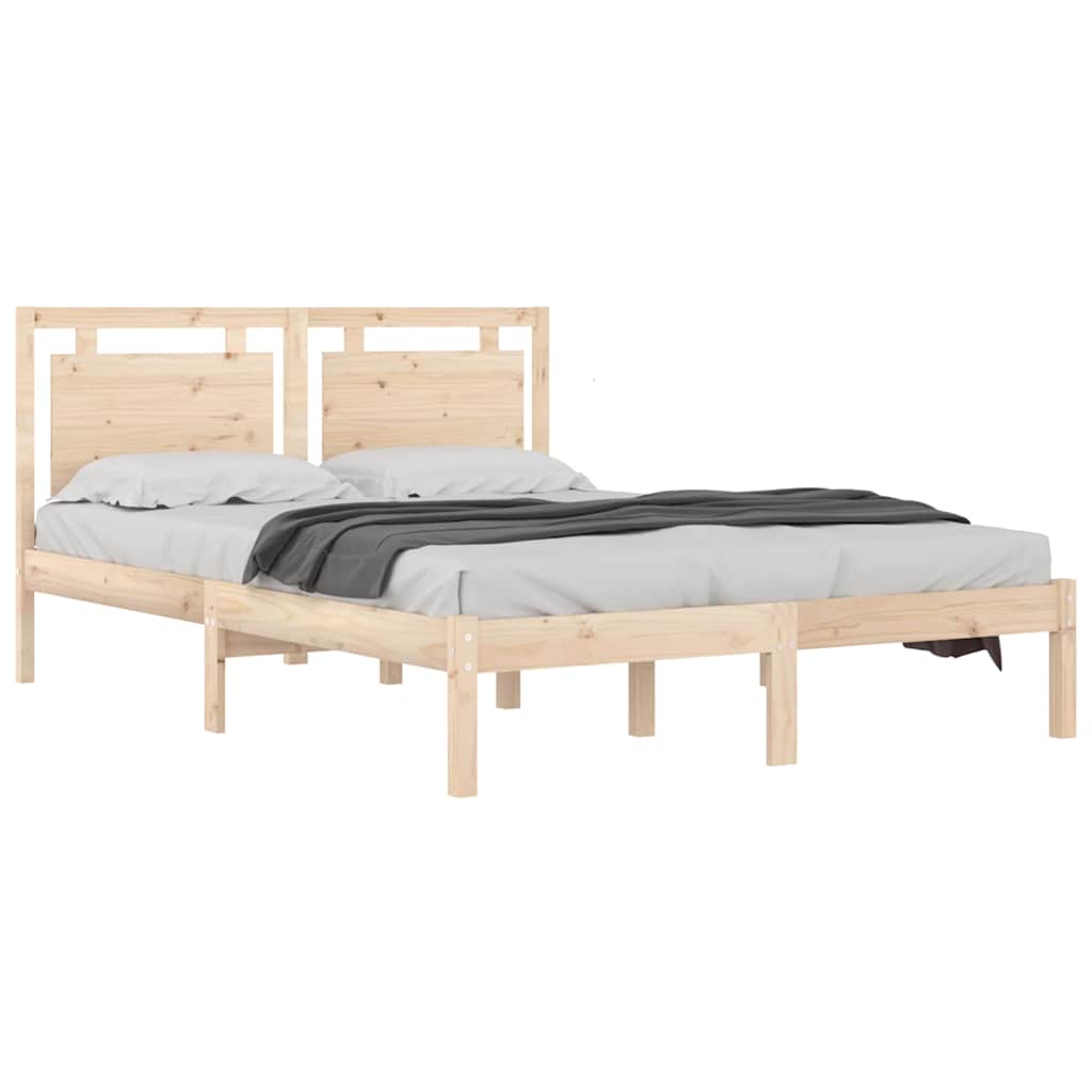 Vidaxl bedframe massief hout 140x200 cm