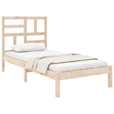 Vidaxl bedframe massief hout 75x190 cm