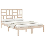 Vidaxl bedframe massief hout 135x190 cm