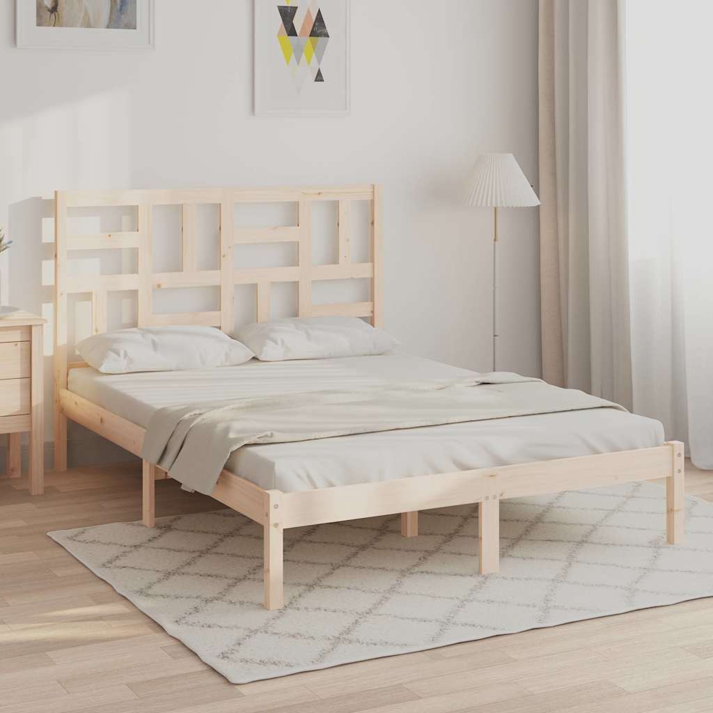 Vidaxl bedframe massief hout 150x200 cm