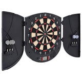 Vidaxl Dartboard Electric With Darts Polypropen Black